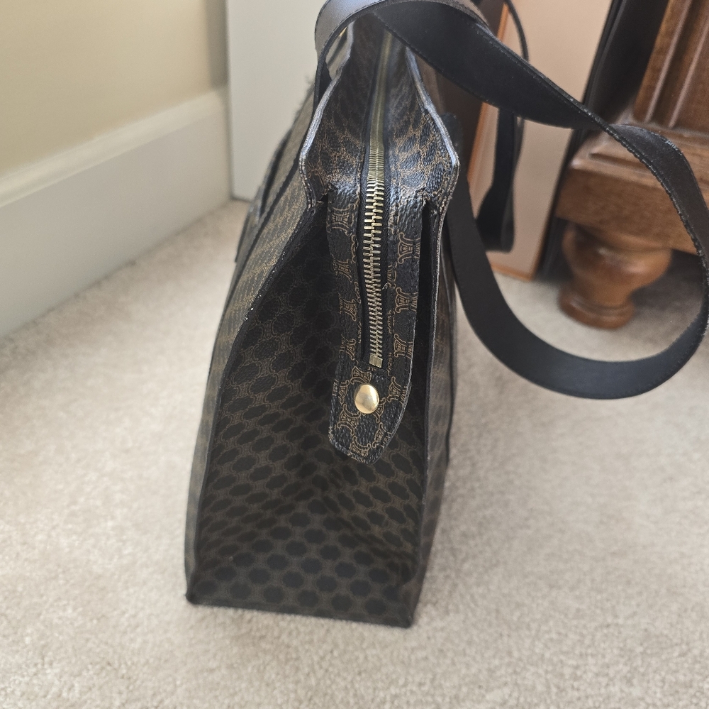 Celine Black and Brown Tote Bag - Picture 4 of 9